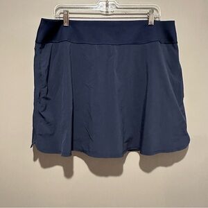 Puma Enjoy Golf Skort Womens XL Navy Pull On Pockets with Shorts Pickleball